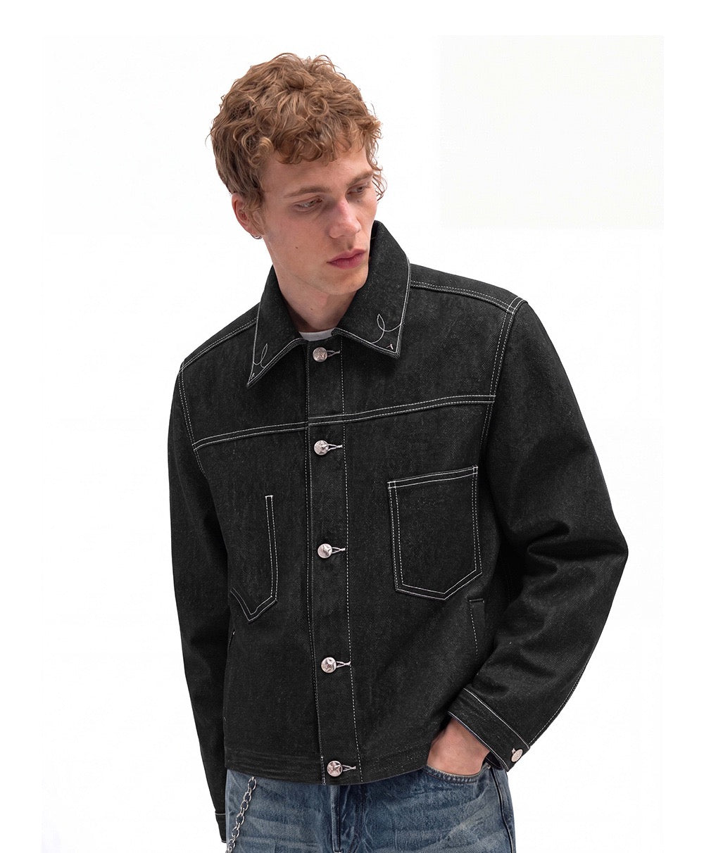 قمصلة جينز دنيم عالي